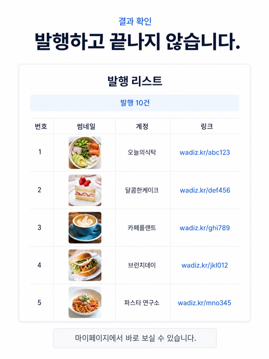 검색은 블로그, 발견은 SNS. 검색해 찾아오는 손님과 지나가다 알게 되는 손님을 함께 잡는 구성입니다.